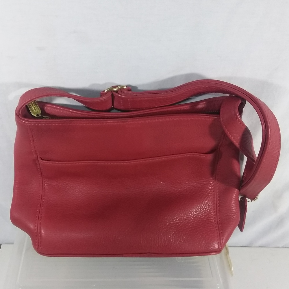 COACH Vintage Red Leather Bag
